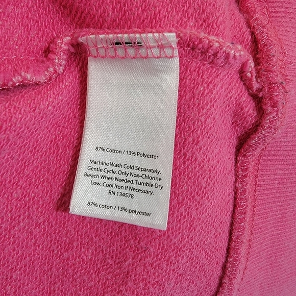 Vineyard Vines Performance Pink Navy Pullover Sweatshirt Sz M Athleisure Outdoor - Picture 11 of 12